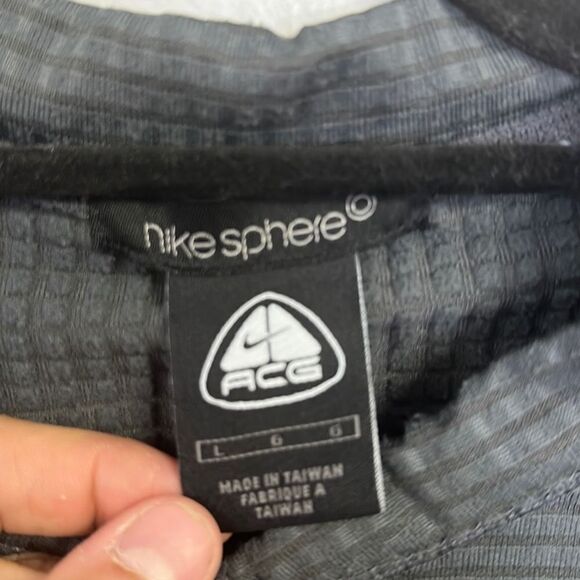 Men's Vintage 90s Nike Sphere ACG Checkered 1/2 Zip Raglan Cycling Jersey Size L - Picture 4 of 10